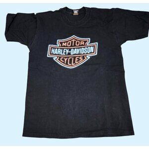 Harley-Davidson Bellingham Washington 2002 Black T-Shirt Size XL 100% Cotton